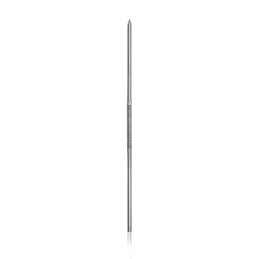 [180592] Chiodi STEINMANN  con passo positivo diametro 2 mm, filettatura centrale: diametro 2,5 mm, lunghezza 9,7 cm