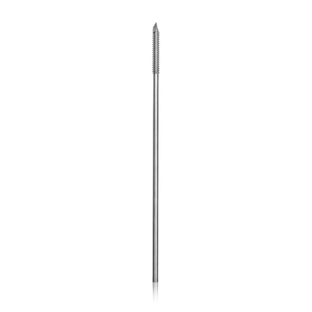 [180496] Chiodi STEINMANN diametro 2,4  mm, filettatura anteriore: diametro 3,2 mm, lunghezza 10,2 cm