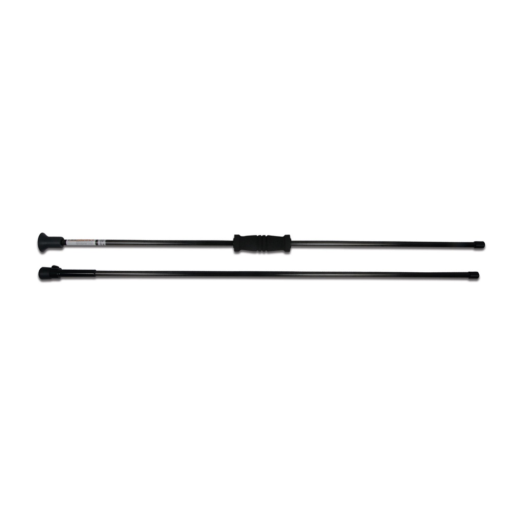 Set cerbottana, 3,0 ml, lunghezza 2 x1m diviso, distanza 12 mt incl. di 10 siringhe con aghi 1,1 x38m