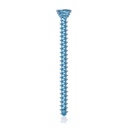 Titan- Verriegelungsschraube Ø2.7x 34mm,  multidirektional, blau, Torx 10, selbstbohrend, selbsschneidend