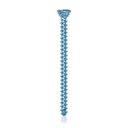 Titan- Verriegelungsschraube Ø2.7x 36mm,  multidirektional, blau, Torx 10, selbstbohrend, selbsschneidend