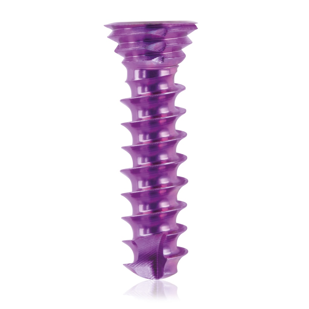 [185572] Vite bloccata in titanio Ø3.5x 14mm multidirezionale magenta, Torx 10, autoperforante, autofilettante