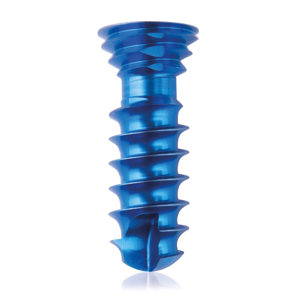 Titan- Verriegelungsschraube Ø4.0x 12mm  multidirektional, silber, Torx 10, selbstbohrend, selbsschneidend