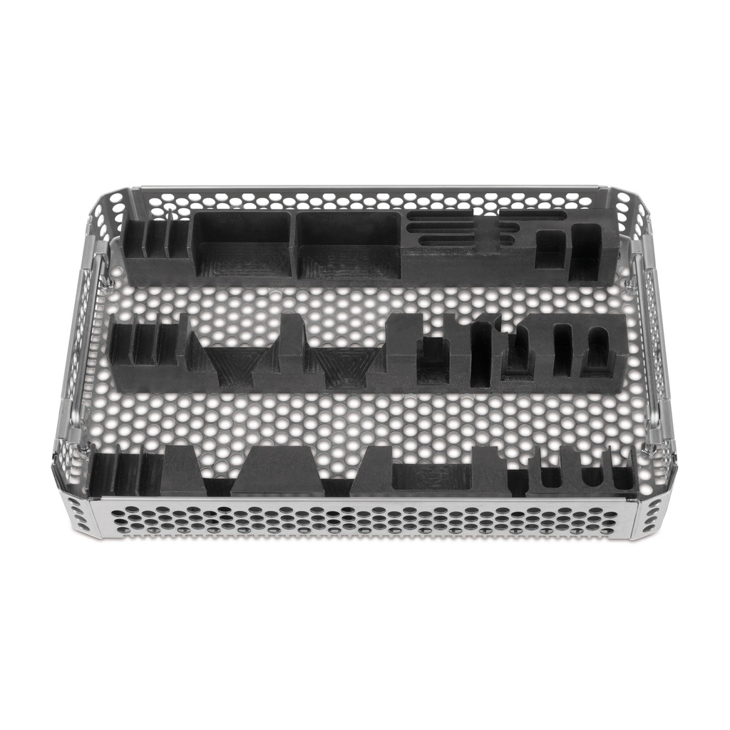 TPLO tálca fűrészpengékhez és fűrészsablonhoz, üres (eszközök nélkül)