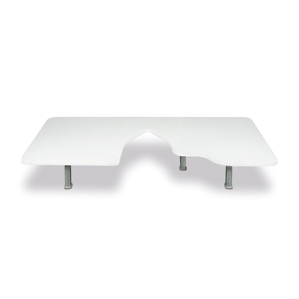 [303976] Tavolo per ecografia cardiaca in polipropilene (PE500) 60 x 140 cm, H 19 cm