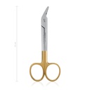 Forbici taglia filo, 12 cm, con inserti in carburo di tungsteno