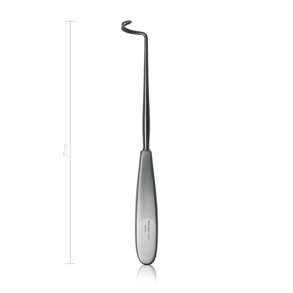 [154220] Ago da legatura DESCHAMPS, 20 cm, destro, punta smussa