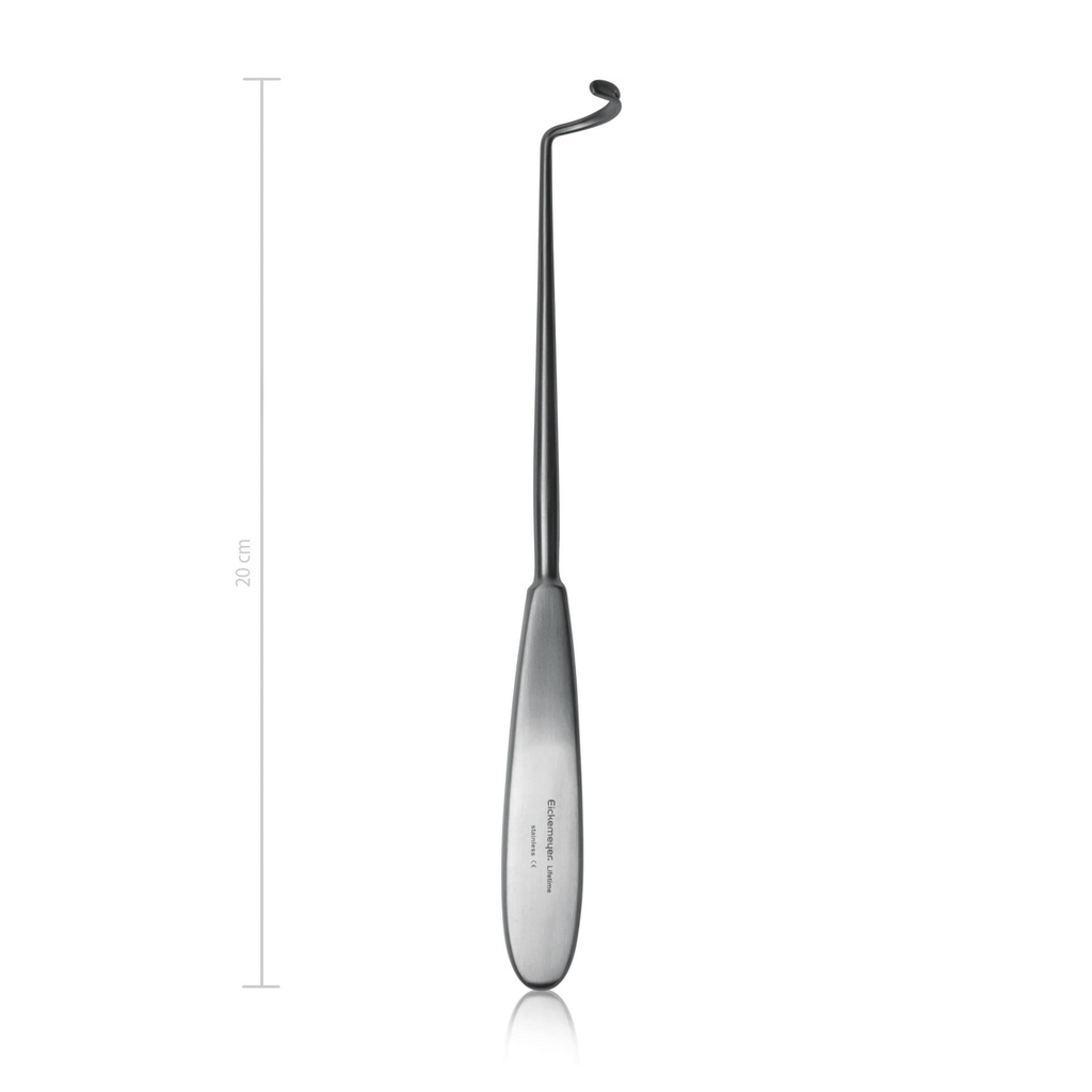 Ago da legatura DESCHAMPS, 20 cm, sinistro, punta acuta