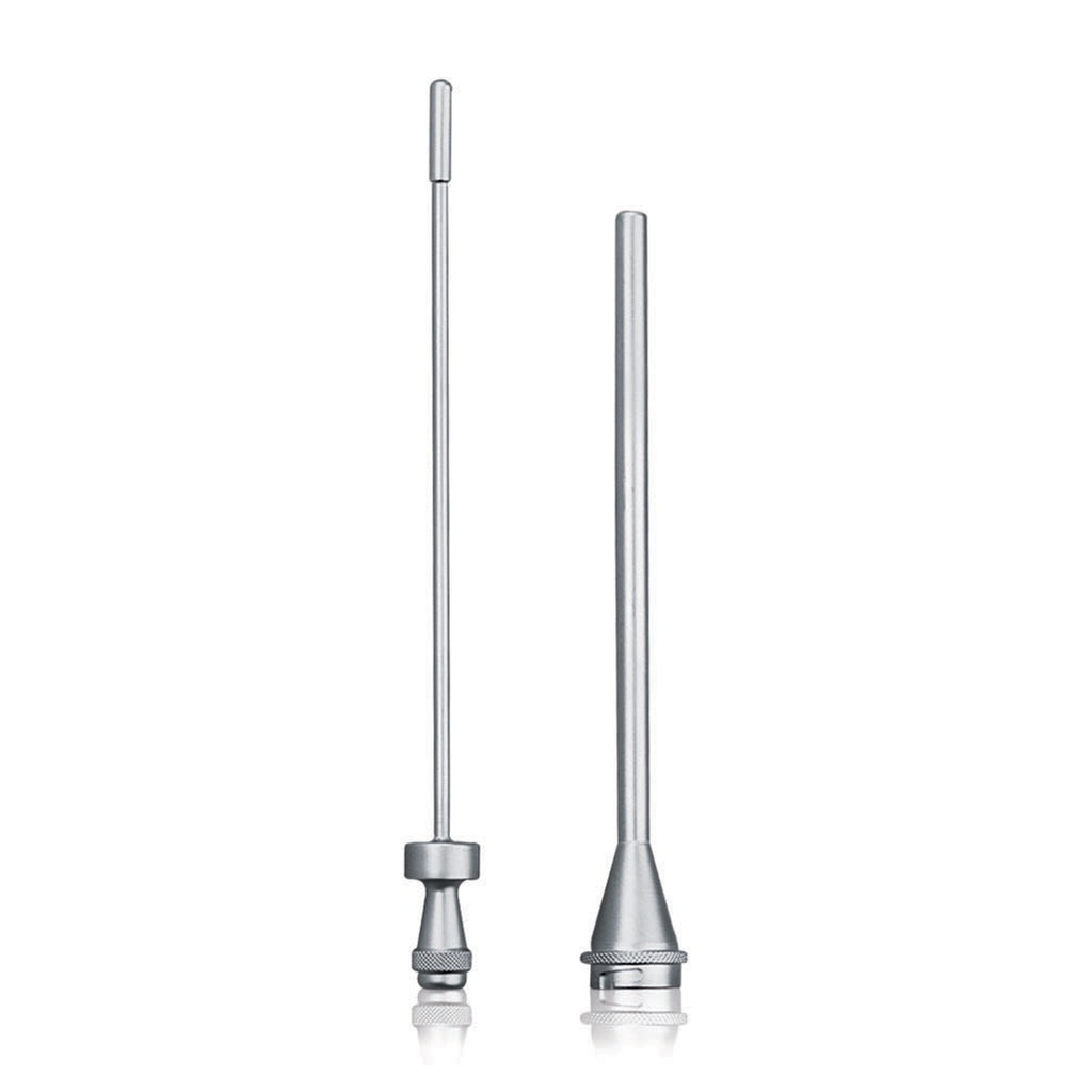 [300403] Speculum vaginale tipo HANNOVER,  set da 3 pz. completo di otturatori