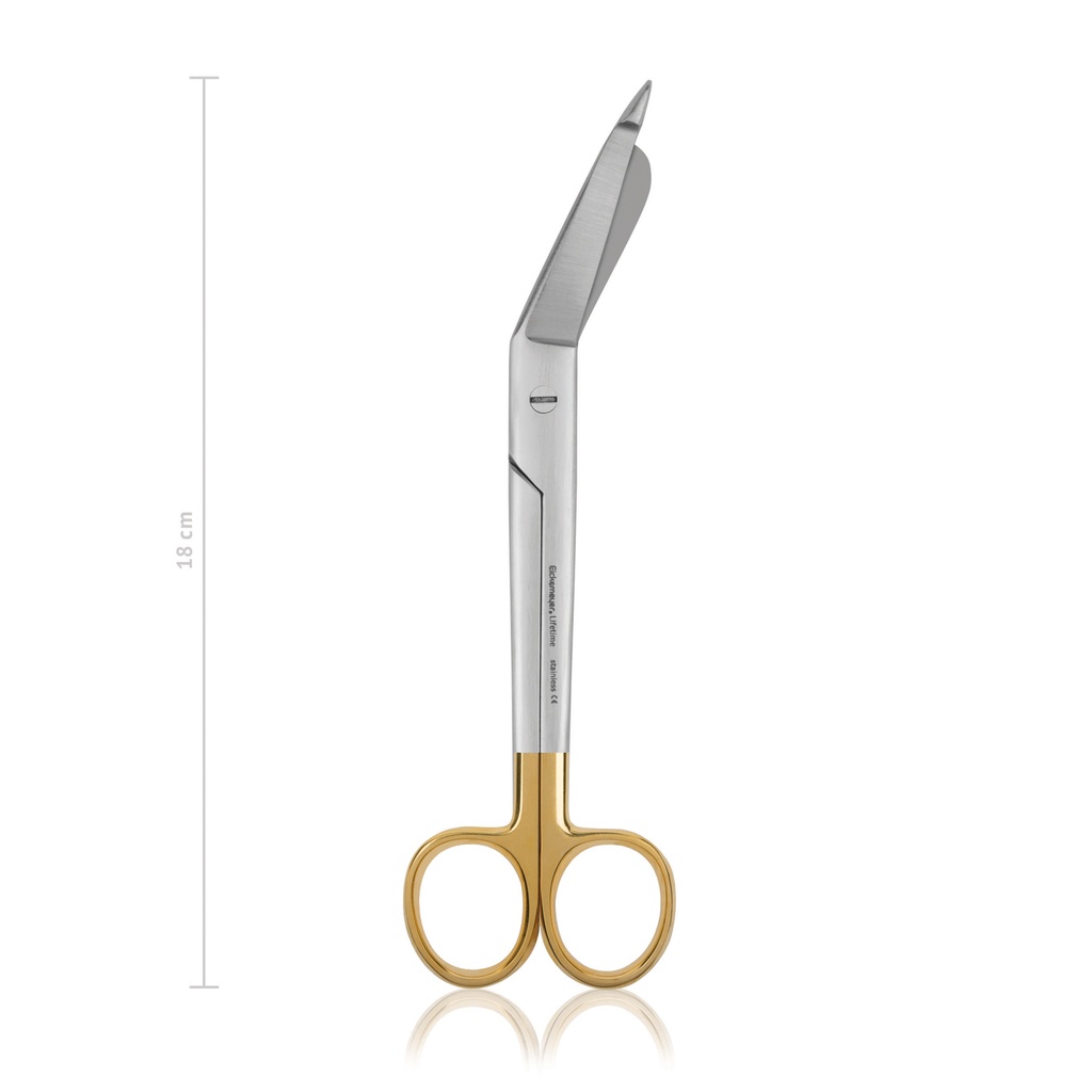 [122018] Forbici per fasciature LISTER, 18 cm, TC