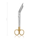 Forbici per fasciature LISTER, 18 cm, TC