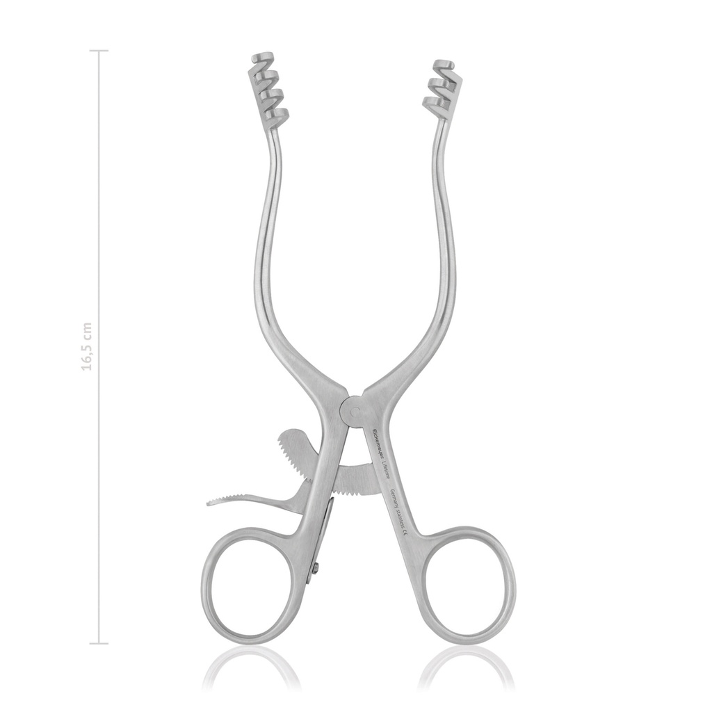 Divaricatore WEITLANER,  16,5 cm, smusso