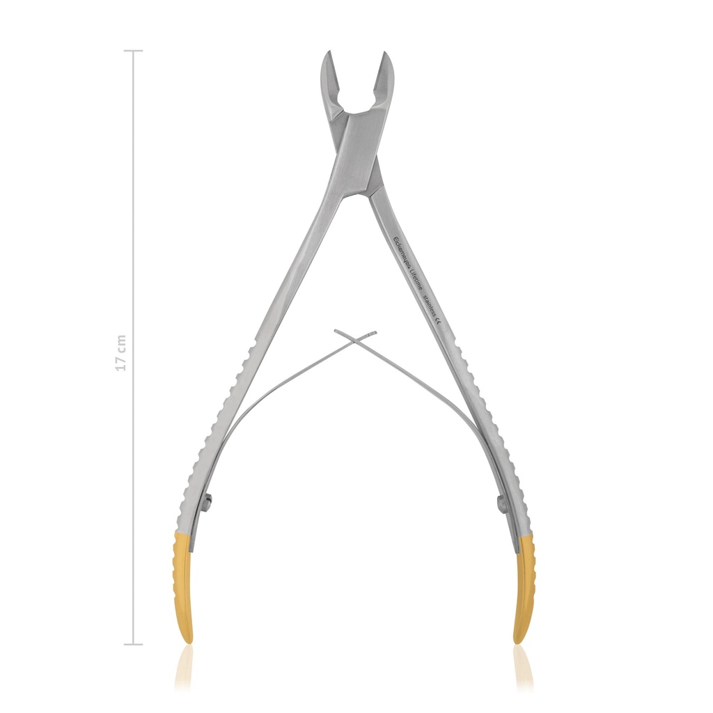 Pinza taglia denti per roditori, doppia molla, 17 cm, TC
