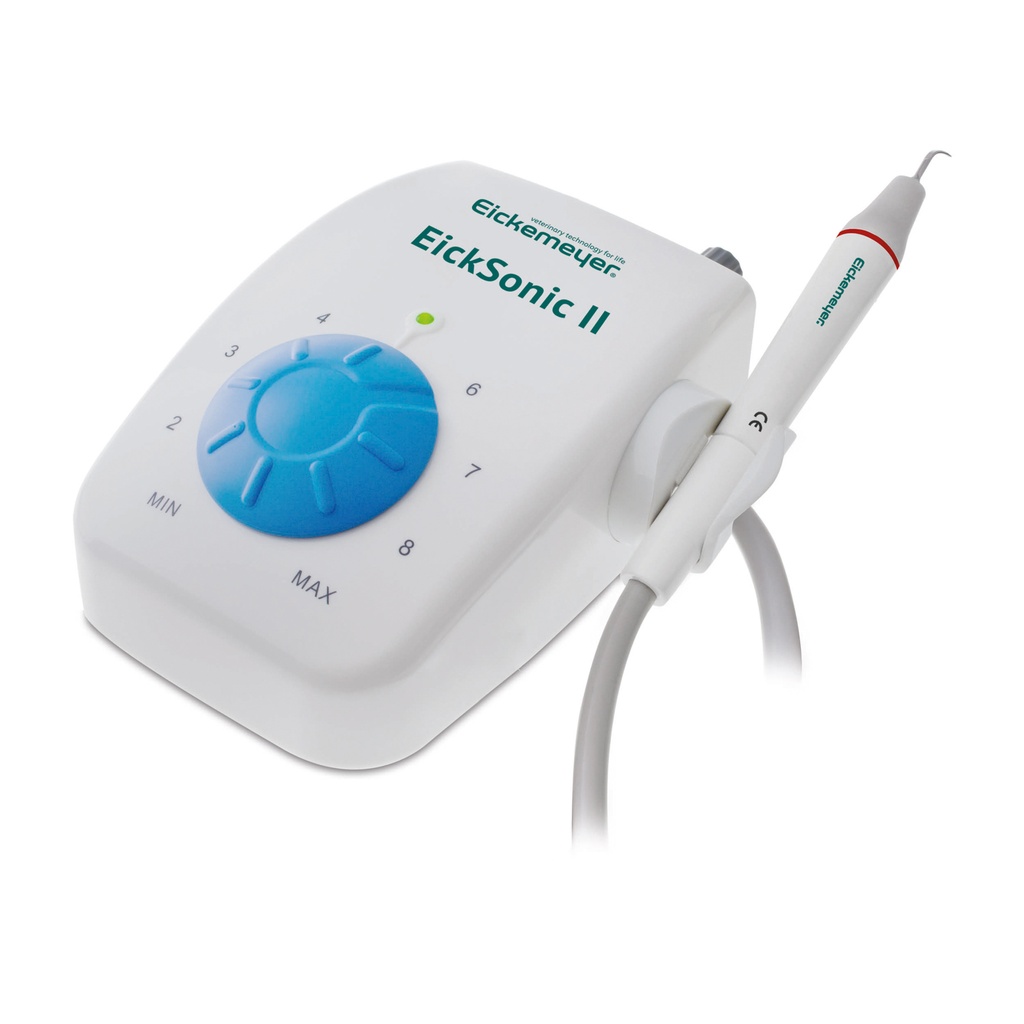 Ablatore Eicksonic 2, con luce LED incorporata Incl. di 5 punte (2 x piatte, larghe;