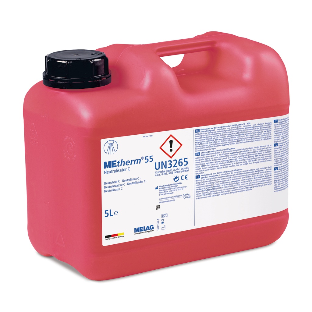 Melatherm 55 Neutralisator C auf Zitronensäurebasis, 5 l