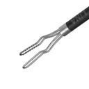 Pinza bipolare per taglio e coagulazione Ø = 5 mm, L = 33 cm, con manico in plastica, cavo 25 cm