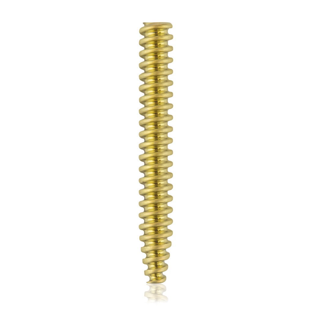 Titán interferenciacsavar, Ø4,5 x 35 mm, kanülált, kanül Ø1,1 mm, arany színű, HEX 2,0
