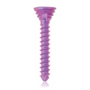 Titanium låseskrue Ø:1.2 x L:8mm, multidirektional, lilla, torx 6 selvskærende