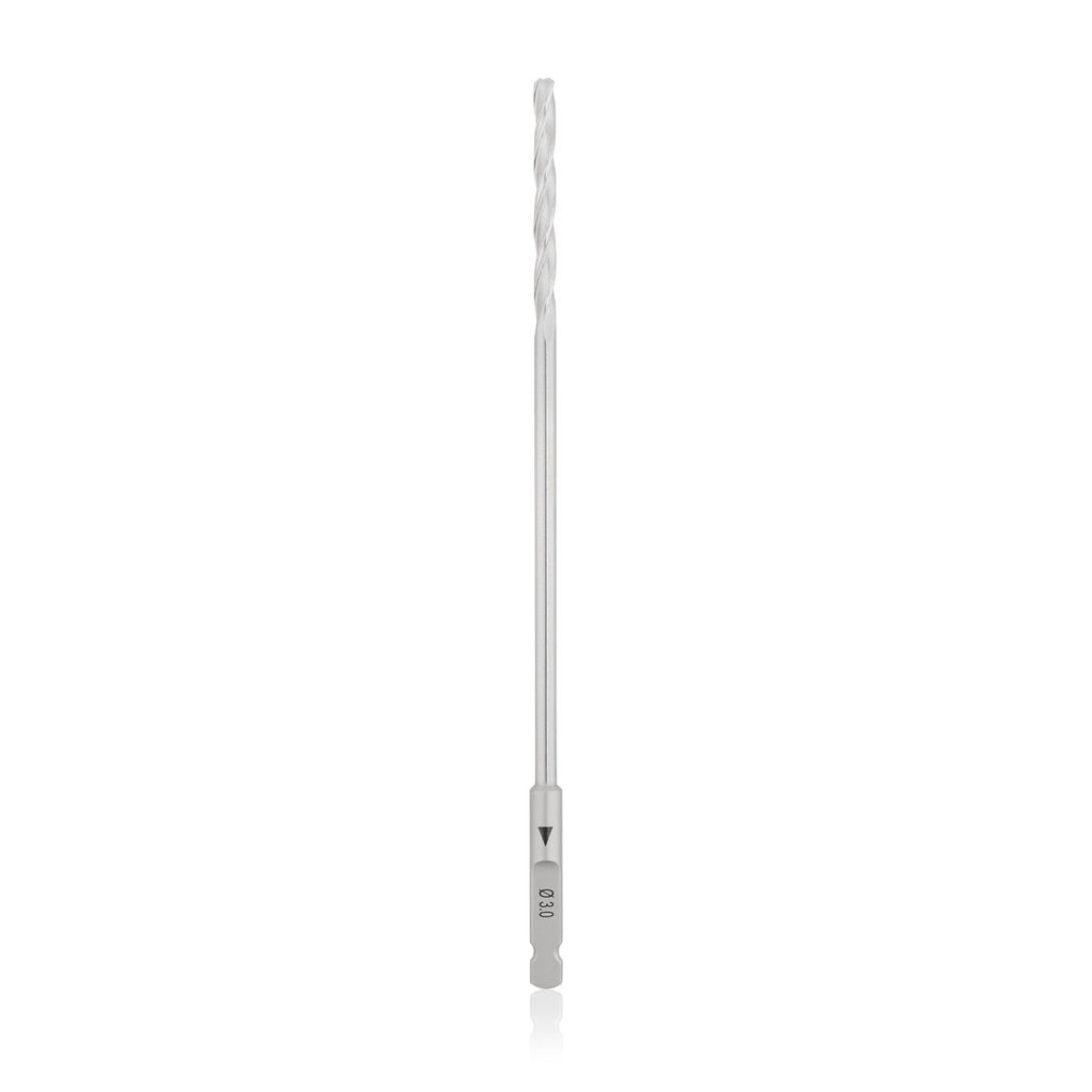 Spiralbohrer kanuliert, Ø 3.0mm, Ø 1.2 mm, L 120mm, AO - Schaft