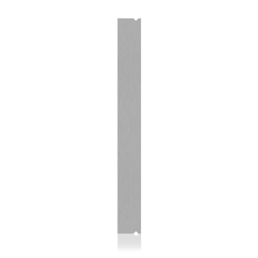 „Brass knuckles” fűrészpenge, 0,3 × 130 mm, vágási mélység: 8,8 mm, rozsdamentes acél, autoklávozható, 5 db/csomag