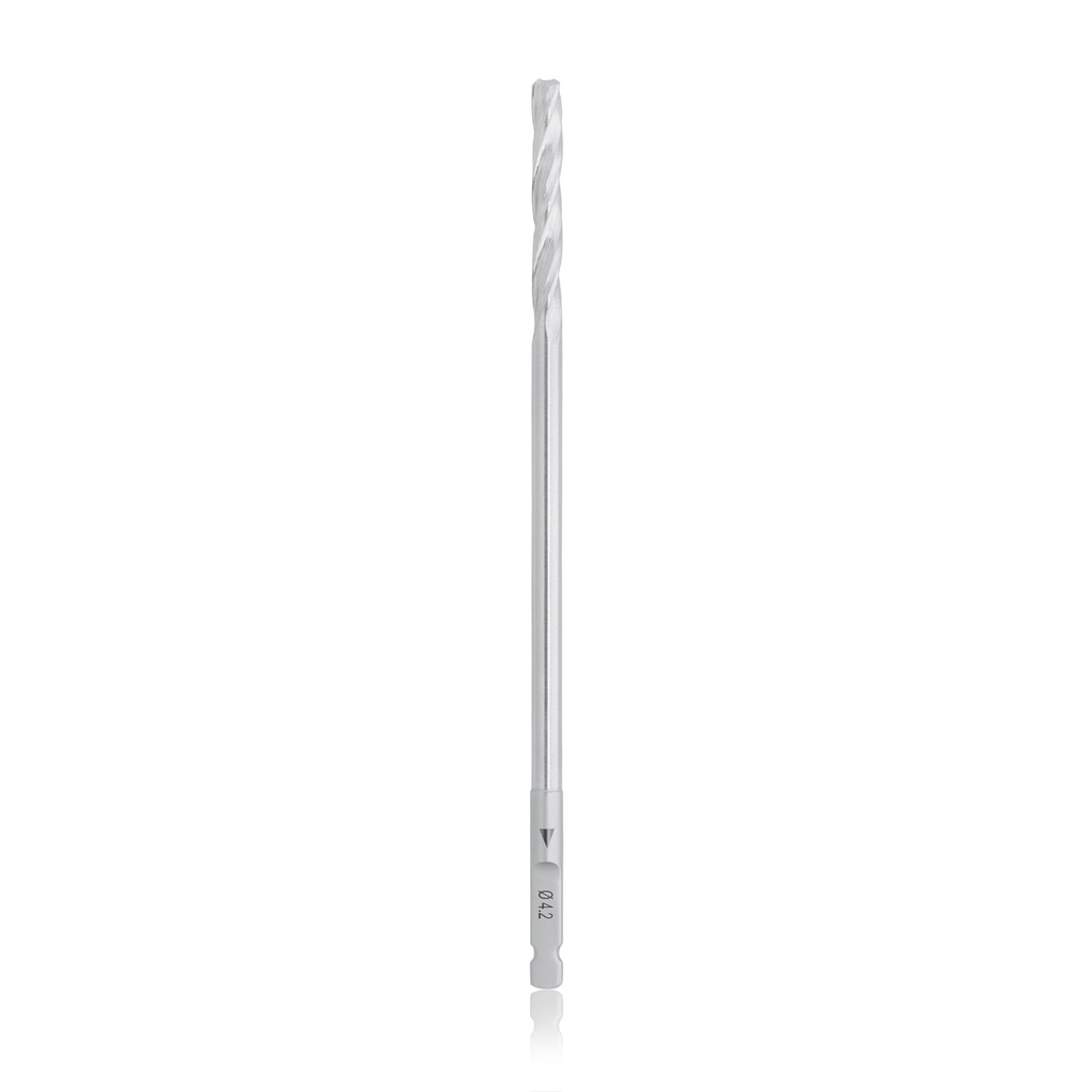 Spiralbohrer kanuliert, Ø 4.2mm, Ø 2.2 mm, L 120mm, AO - Schaft