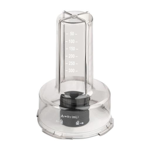 [E21301507] Small plasik cover inkl. bælg til Eickemeyer NarkoVet SAV, 213020, 213015. 0-300 ml