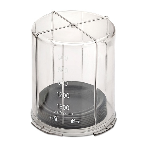 [E21301508] Large plasik cover inkl. bælg til Eickemeyer NarkoVet SAV, 213020, 213015. 300-1500 ml