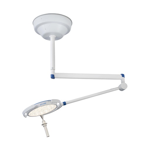 [612948] Mach LED 150FP sebészeti lámpa, mennyezeti kivitel (legfeljebb 4 m belmagasságig), 130.000 Lux fényerővel, fókuszálható fénymezővel (17–24 cm).