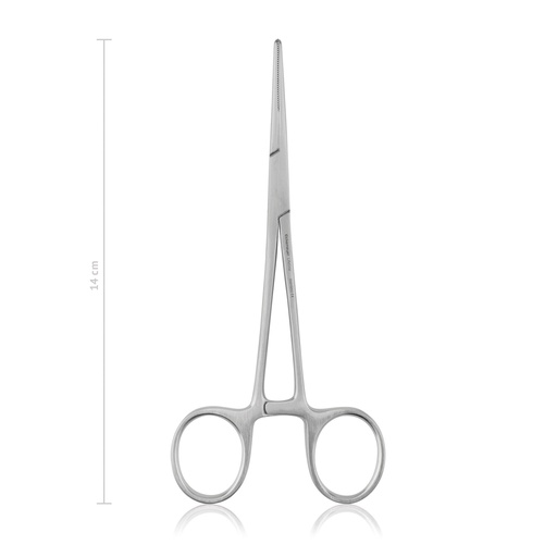 [144214] Pinza per arterie Kelly, L 14 cm dritta