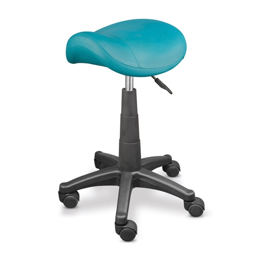 [610176] Sedia da visita ZWEEZI, con ruote e sella, regolabile in altezza da 55-85 cm colore EVERGREEN