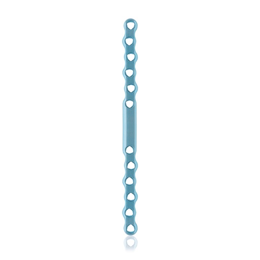[187746] EickLoxx S-Typ Knochenplatte 12-Loch,  138 x 8 x 3.2mm, Titan, gelb,