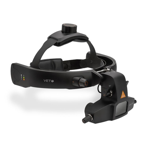 [173497] HEINE OMEGA 600 VETOftalmoscopio indiretto con batteria e  oculare +2 D, E4-USBC trasformatore con cavo, oculare D, C-008.33.610