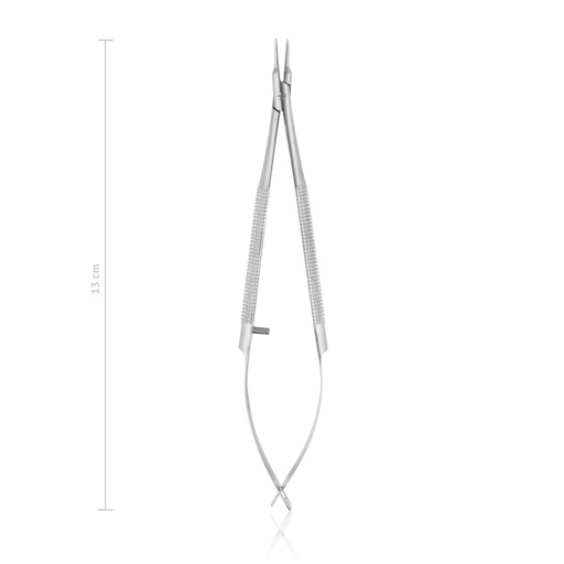 [173012] Portaghi barraquer curvo 13 cm